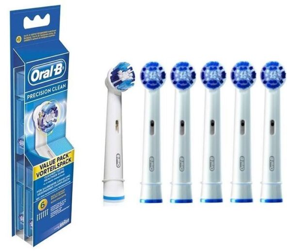 Сменные насадки для электрической зубной щетки Oral-B EB20 Precision Clean 6 шт
