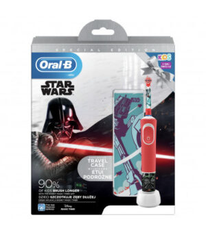 Электрическая зубная детская щетка Braun Oral-B Stages Power D100 Starwars/Звездные Войны + дорожный футляр — изображение 6