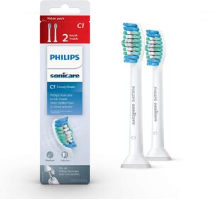 Змінні насадки для звукової зубної щітки Philips Sonicare C1 SimplyClean HX6013/58 2 шт