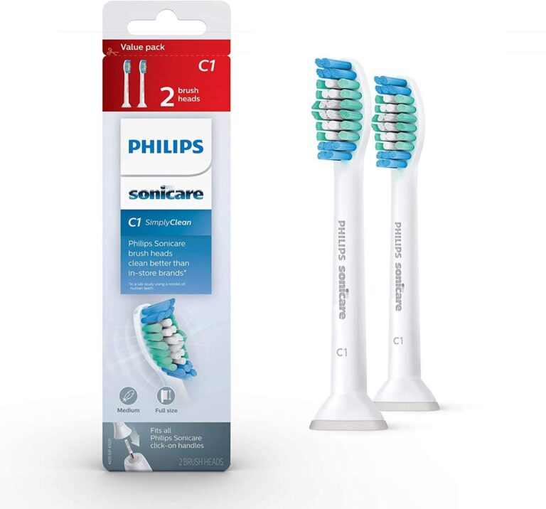 Сменные насадки для электрической зубной щетки Philips Sonicare C1 SimplyClean HX6013/58 2 шт
