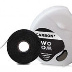 Черная зубная нить с углем WOOM CARBON 30м
