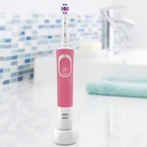 Електрична зубна щітка Braun Oral-B Vitality D100 3D White Pink - Зображення 4