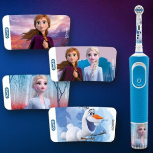 Електрична зубна щітка дитяча Braun Oral-B Stages Power D100 Frozen з двома насадкамии - Зображення 2