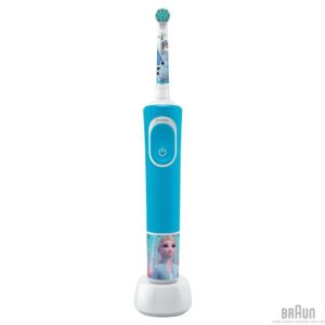 Электрическая зубная щетка детская Braun Oral-B Stages Power D100 Kids Frozen холодное сердце — изображение 4