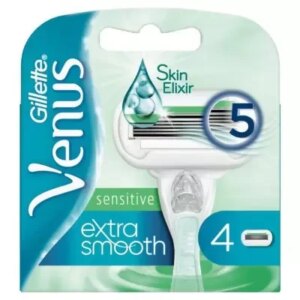 Картриджи для бритвы Gillette Venus5 Sensitive Extra Smooth  4 шт