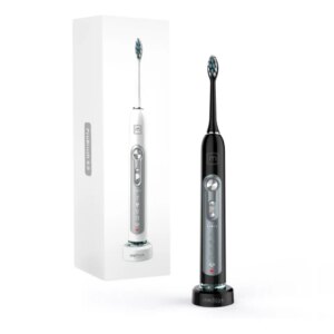 НАСАДКИ ДЛЯ УЛЬТРАЗВУКОВОЇ ЗУБНОЇ ЩІТКИ MEDICA + PROBRUSH 9.0 (ULTASONIC) BLACK (4 ШТУКИ) - Зображення 3