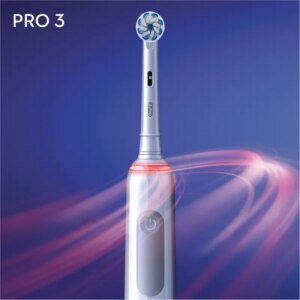 Електрична зубна щітка Braun Oral-B PRO3 3500 White з дорожнім футляром і двома насадками Sensitive clean - Зображення 5