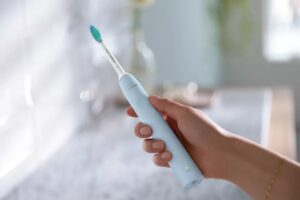 Ультразвуковая зубная щетка  Philips PRO Sonicare 2100 Daily Clean  HX3651/12 голубая — изображение 2