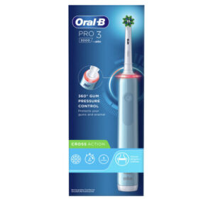Електрична зубна щітка Braun Oral-B PRO3 3000 Blue Cross Action - Зображення 5