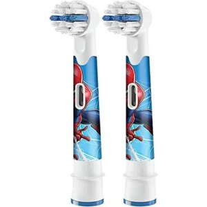 Электрическая зубная щетка дитяча Braun Oral-B Stages Power D100 Spiderman + дополнительные насадки — изображение 3
