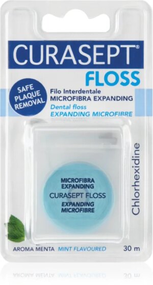 Зубна нитка Curasept Floss Expanding Microfibre з хлоргексидином