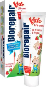 Зубная паста для детей BioRepair Kids от 0 до 6 лет со вкусом клубники 75 мл