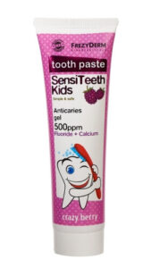 Детская зубная паста с фтором 500ppm Sensiteeth Kids