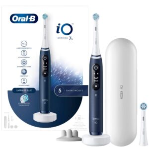 Электрическая зубная щетка  с футляром Braun Oral-B iO Series 7S Sapphire Blue