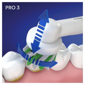 Електрична зубна щітка Braun Oral-B PRO3 3000 Blue Cross Action - Зображення 2