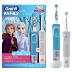 Набір зубних щіток Braun Oral-B Vitality D100 PRO + Kids Frozen 2 D100.410.2K Family Edition.
