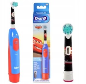 Набір дитячих електричних зубних щіток BRAUN Oral-b DB5 Cars/Princess + Набір змінних насадок 4 шт - Зображення 3