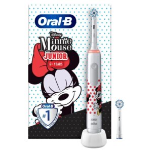Електрична зубна щітка дитяча Braun Oral B   D505 PRO 3 3000 Kids Minnie Mouse  з двома насадками