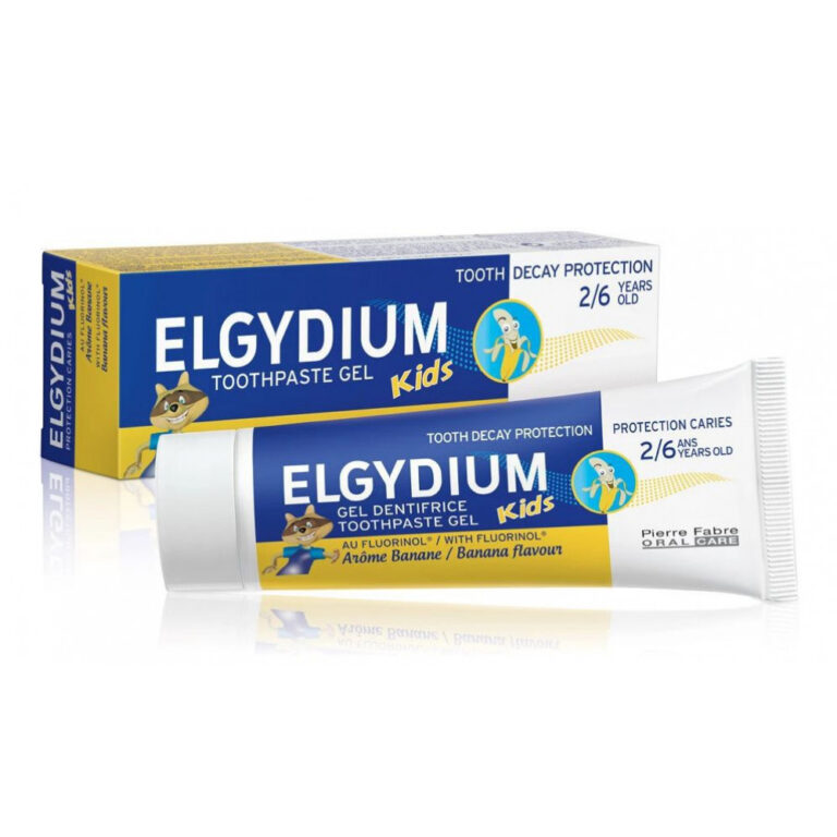 Зубная паста для детей ELGYDIUM Kids со вкусом банана  2-6 лет