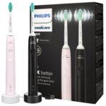 Набор ультразвуковых зубных щеток Philips Sonicare ProtectiveClean 3100  Black + Pink  HX3675/15