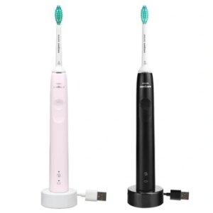 Набор ультразвуковых зубных щеток Philips Sonicare ProtectiveClean 3100  Black + Pink  HX3675/15 — изображение 2