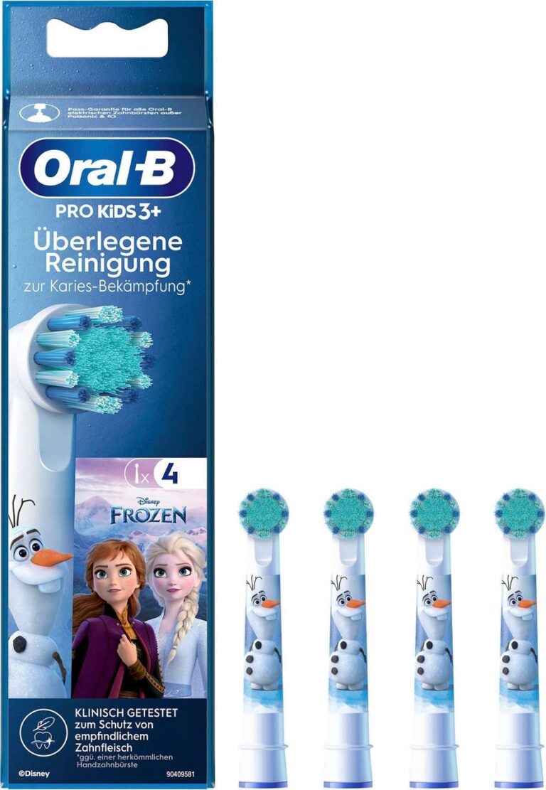 Сменные насадки для детской зубной щетки Oral-B PRO Kids 3+ Stages Power Frozen 4 шт