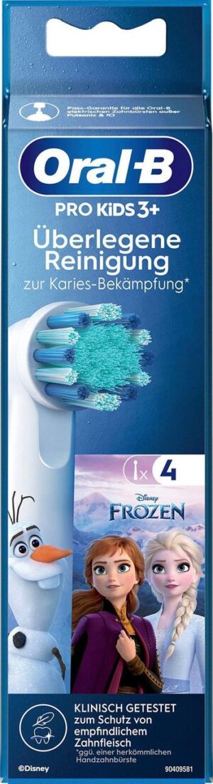 Сменные насадки для детской зубной щетки Oral-B PRO Kids 3+ Stages Power Frozen 4 шт — изображение 2