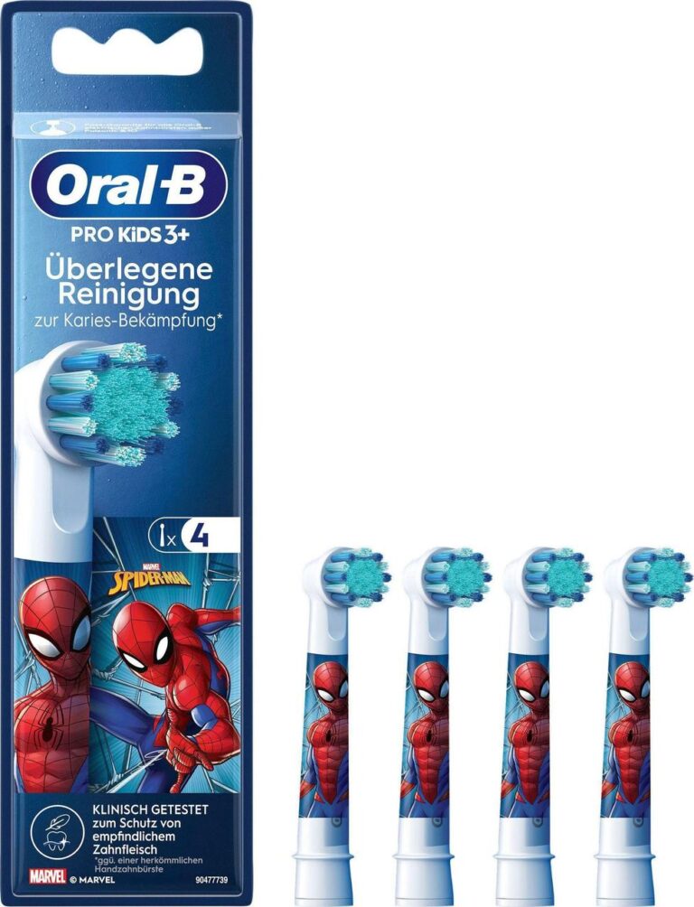 Сменные насадки для детской зубной щетки Oral-B Stages Power  PRO Kids 3+ Spider-Man