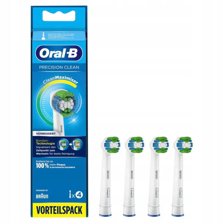 Сменные насадки для электрической зубной щетки Oral-B EB20 Precision Clean 4 шт