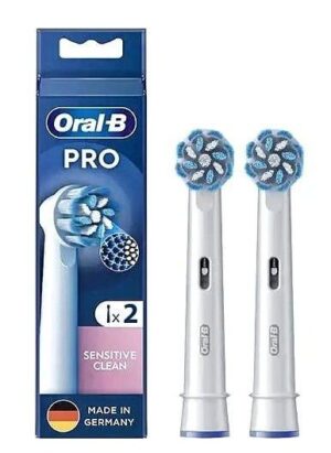 Змінні насадки для електричної зубної щітки Oral-B EB60RX PRO Sensitive Clean 2 шт