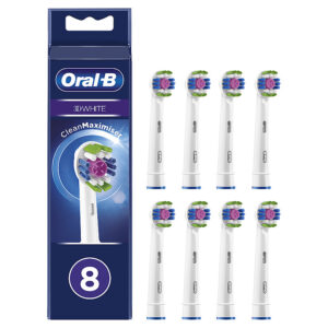 Змінні насадки  для електричної зубної щітки Oral-B EB18 3D White  8 шт