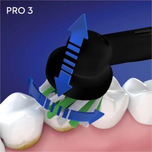 Електрична зубна щітка Braun Oral-B D505 PRO 3 3500 Cross Action Black - Зображення 6