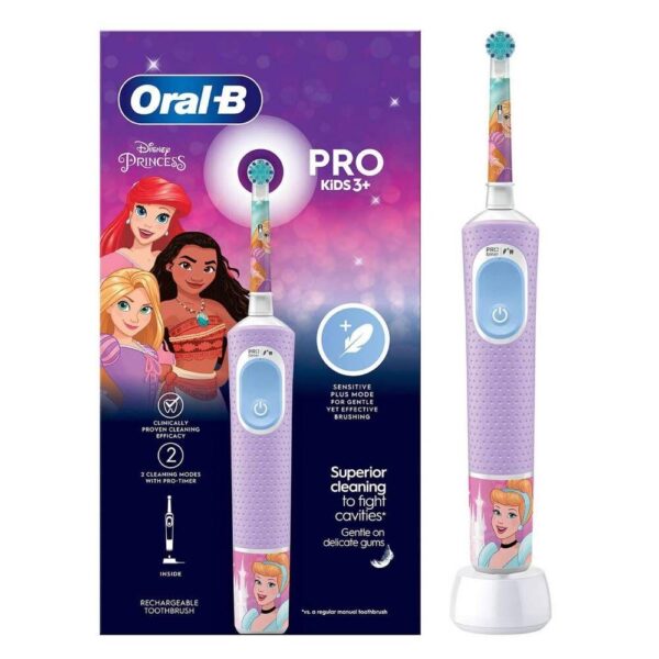 Электрическая зубная щетка дитяча Braun Oral-B  D103 Pro Kids Princess