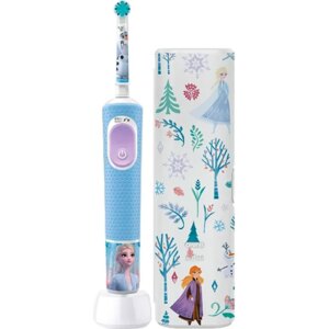 Електрична зубна щітка дитяча Braun Oral-B D103 Pro Kids Frozen з дорожнім футляром - Зображення 4