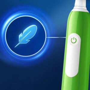 Електрична зубна щітка дитяча Braun Oral-B  D305 Pro Junior 6+ Sensi Ultrathin Green - Зображення 3