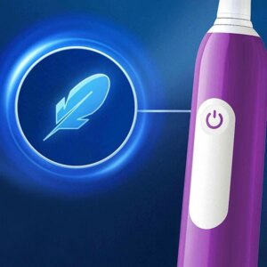 Електрична зубна щітка дитяча Braun Oral-B  D305 Pro Junior 6+ Sensi Ultrathin Purple - Зображення 5