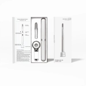 Відбілююча звукова зубна щітка MEDICA+ LUX 10Х Portable Grey Срібний - Зображення 3