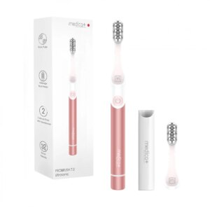 Звуковая зубная щетка MEDICA+ ProBrush 7.0 Compact Black Рожевий