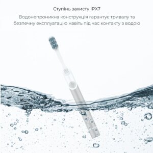Звукова зубна щітка MEDICA+ ProBrush 7.0 Compact Black Срібний - Зображення 6