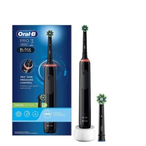 Електрична  зубна щітка  Braun Oral-B Pro3 3400N Cross Action Black - Зображення 4