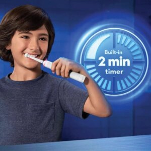 Електрична зубна щітка Braun Oral-B Pro 3 Junior Frozen D505.513.Z3K  з двома змінними насадками - Зображення 6