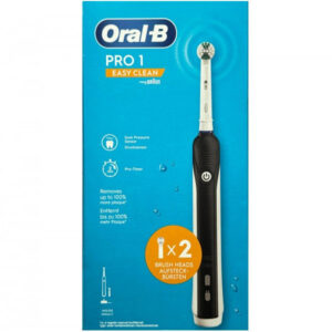 Электрическая зубная щетка Braun Oral-B  Pro 1 500  Easy Clean с двумя насадками