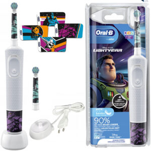 Електрична зубна щітка дитяча Braun Oral-B Stages Power D100 LIGHTYEAR /Лайтер - Зображення 2