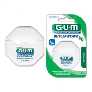 Зубна нитка GUM Butlerweave 55 м з восковим покриттям і м'ятним ароматом - Зображення 3