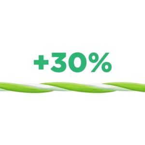 Зубна нитка GUM Twisted Floss 30 м з м'ятним смаком для щоденної гігієни - Зображення 2