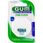 Нитка для зубов GUM Fine Floss 55 м для бережной гигиены полости рта