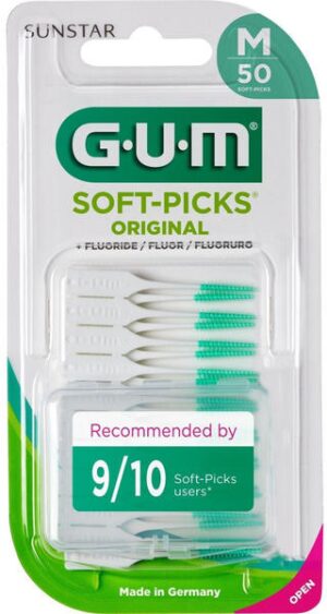 Міжзубні щітки GUM Soft-Picks Original M 30 шт для ідеальної гігієни рота - Зображення 3