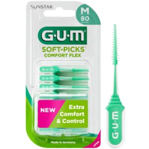 Зручний набір GUM Soft-Picks Comfort Flex M 50 шт для щоденного догляду