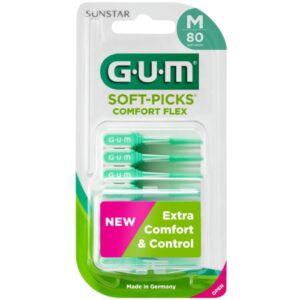 Зручний набір GUM Soft-Picks Comfort Flex M 50 шт для щоденного догляду - Зображення 2
