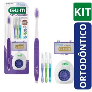 Ортодонтический набор GUM для комплексного ухода за полостью рта с брекетами
